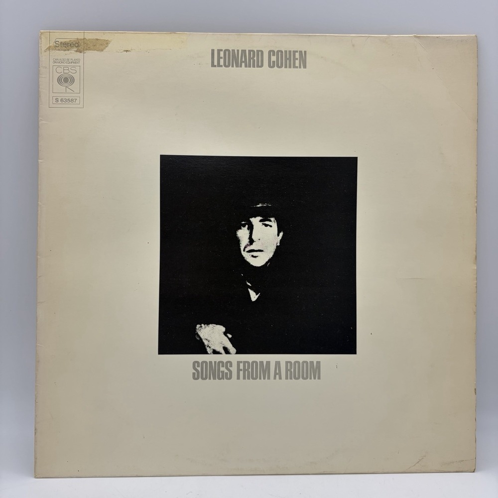 Leonard Cohen Songs From A Room‎ LP 1969 CBS Orange S-63587 Holland Press A/B VG